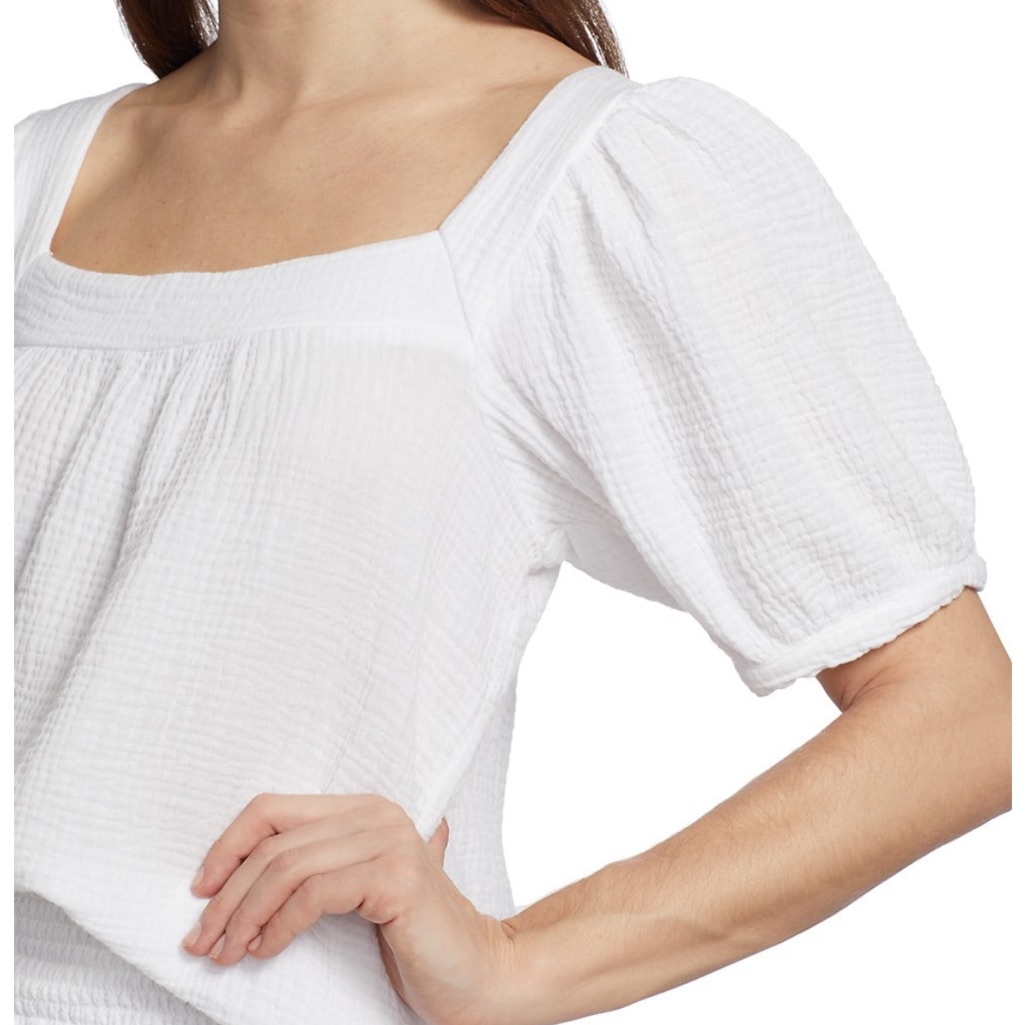 Honorine Cotton Gauze Francesca Top. Size M. Nwt — image 5 of 7